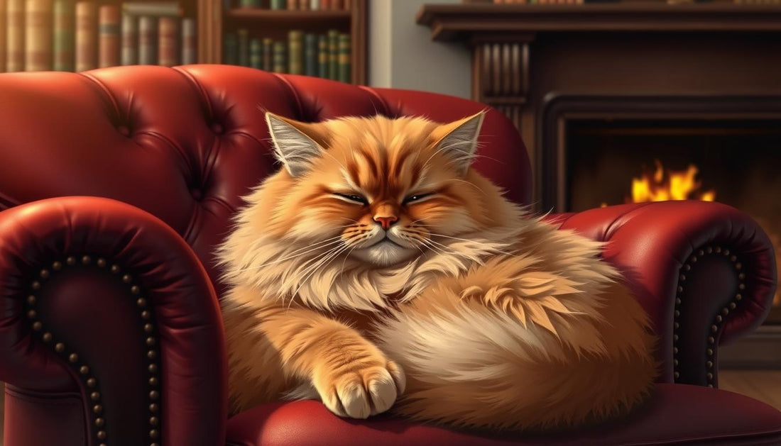 Maine Coon roux confort
