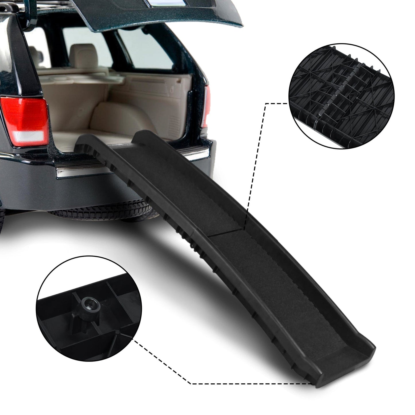 Rampe pliable pour chien – Accès voiture, escaliers & coffre | Jusqu’à 90 kg