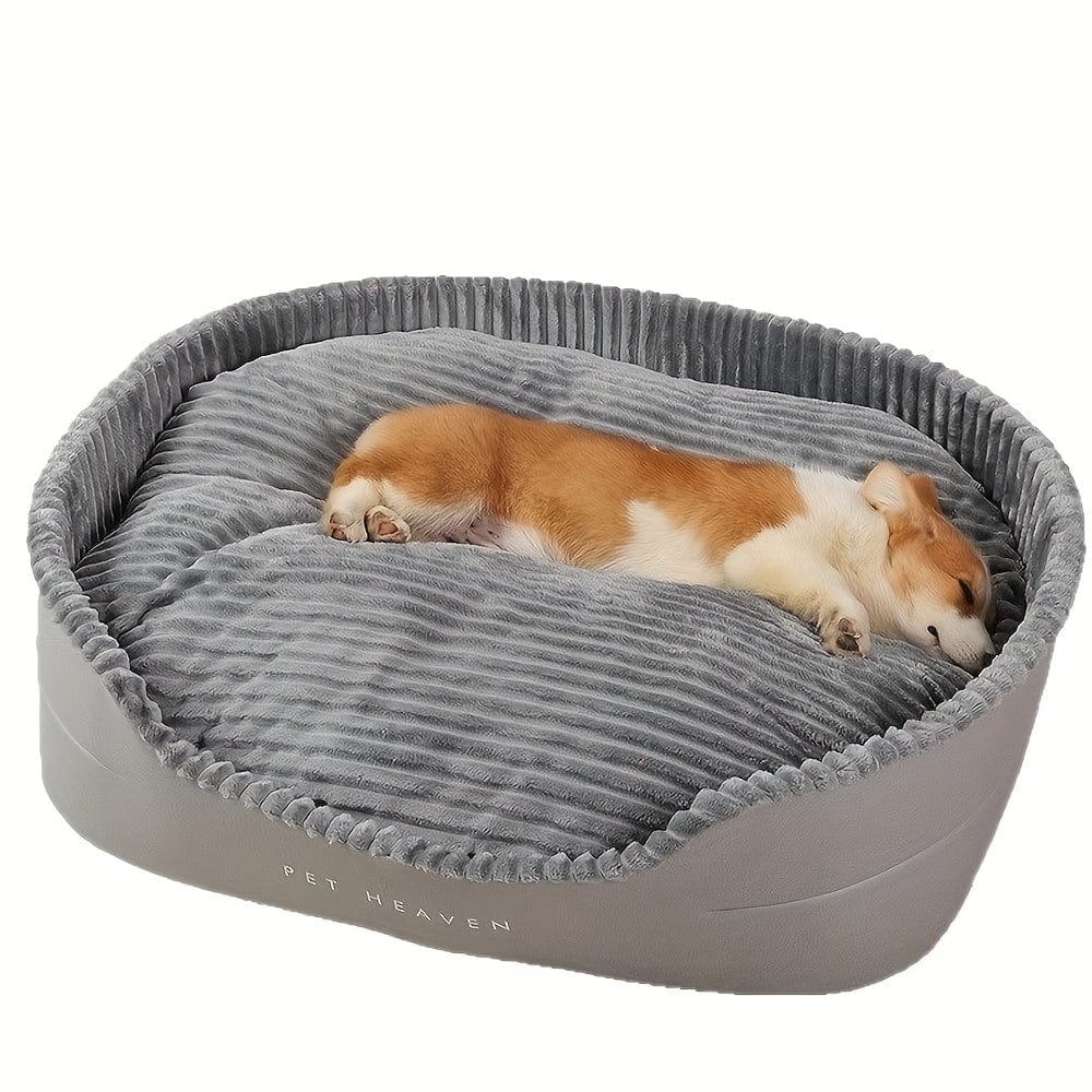 Lit ovale pour chien & chat – Coussin orthopédique toutes saisons
