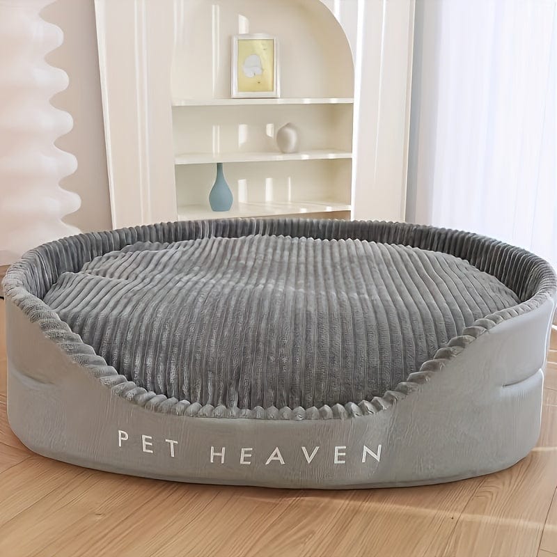 Lit ovale pour chien & chat – Coussin orthopédique toutes saisons