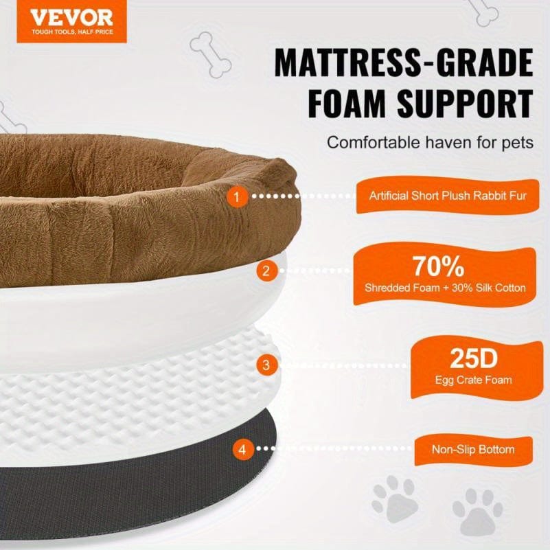Lit pour chien XXL – 183x122 cm, ultra-confort & housse lavable
