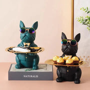 Bulldog Nordique Multifonctionnel - Statue de Rangement