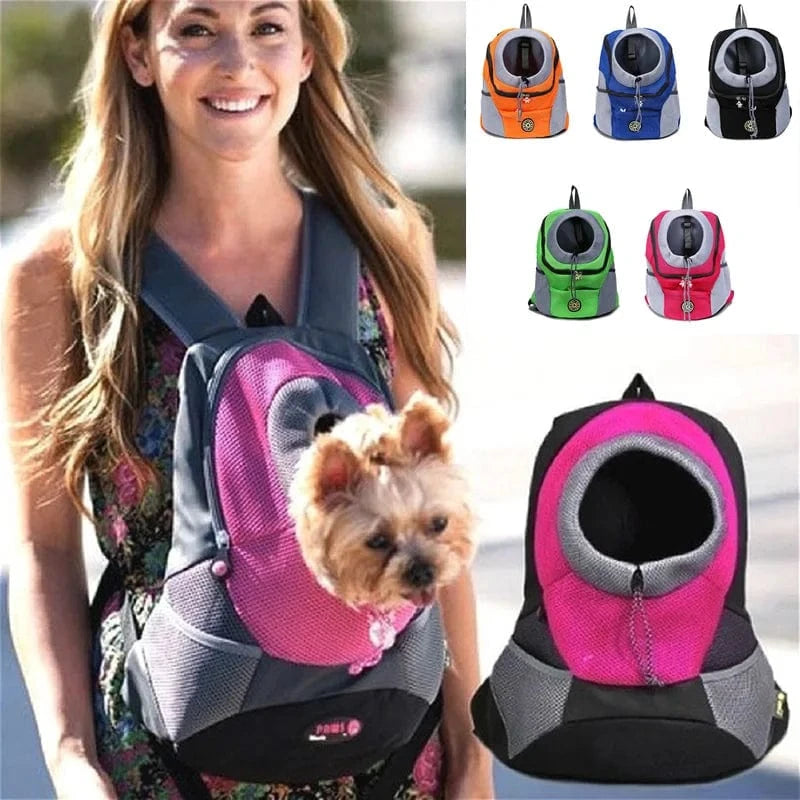Sac à dos pour chien & chat – Transport avant/arrière respirant & portable