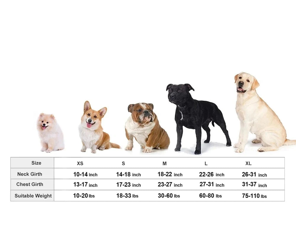 Gilet d’anxiété pour chien XS-XL – Veste réfléchissante anti-stress