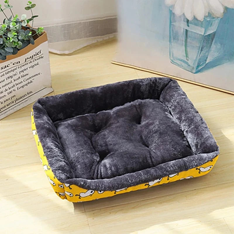 Lit pour chien & chat – Coussin moelleux, panier doux & tapis de canapé