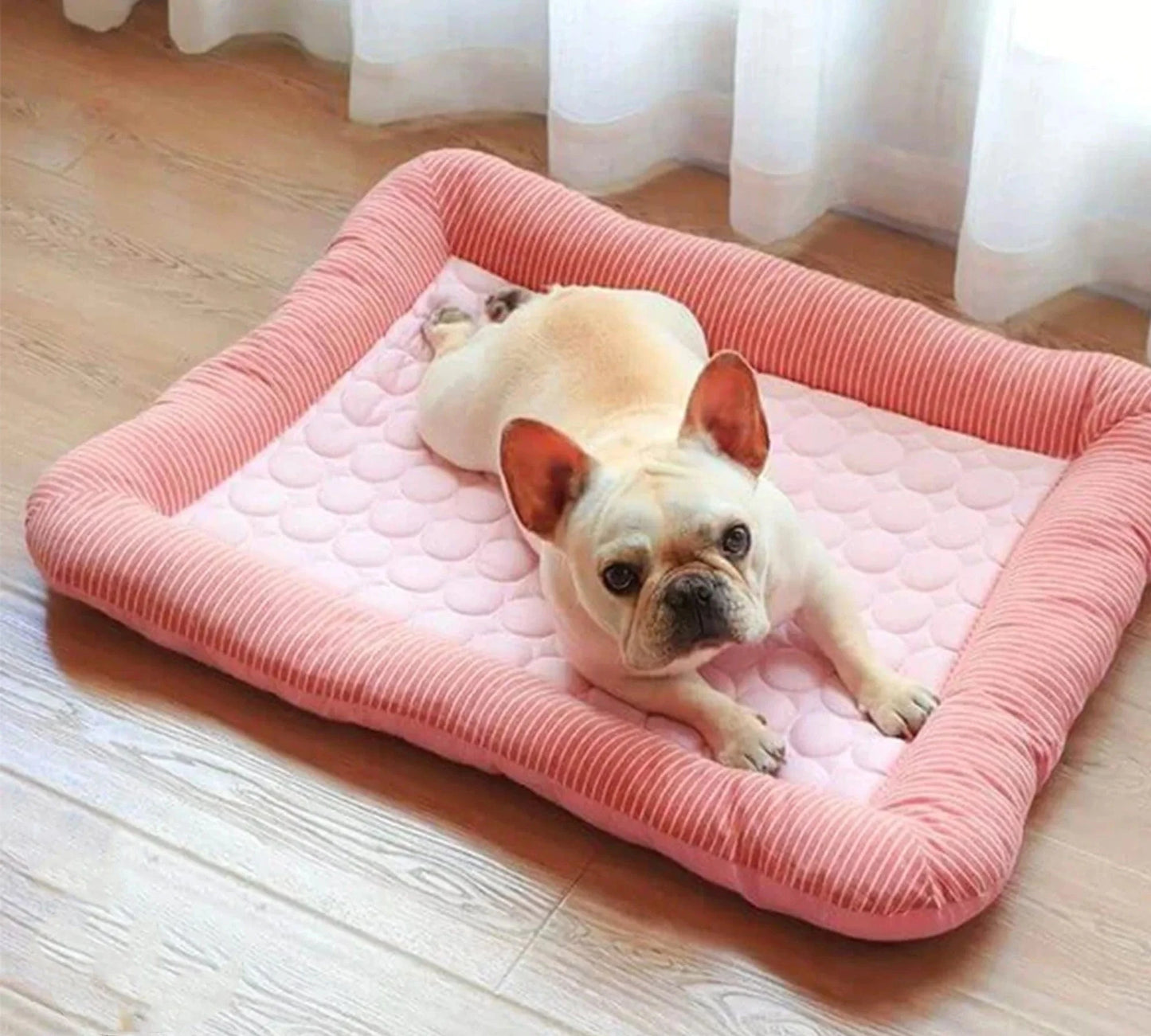 Tapis rafraîchissant pour chien & chat – Lit d’été en soie glacée