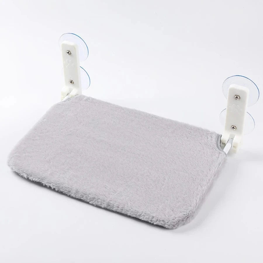 Hamac pliant pour chat – Plateforme fenêtre murale avec double ventouse