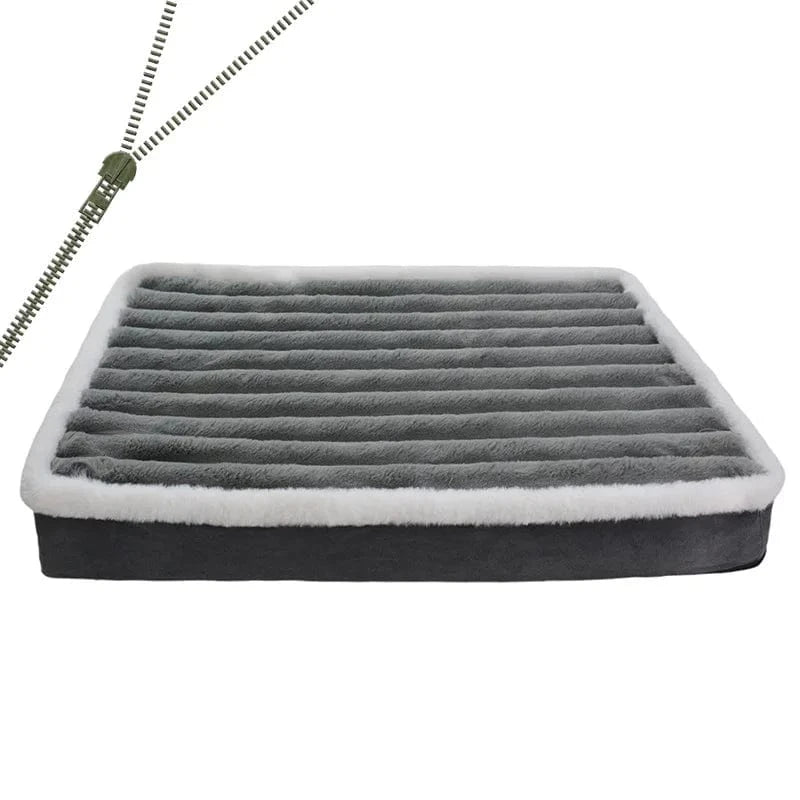 Tapis de lit pour chien & chat – Coussin amovible, lavable & confortable