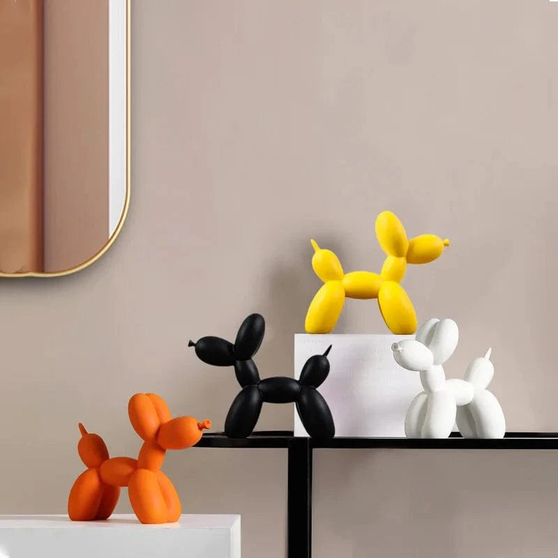 Ballon créatif nordique en résine – Décoration chien salon bureau PawLuxe™