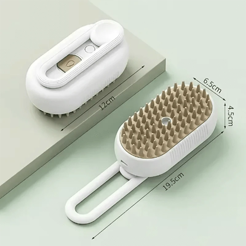 Brosse de massage spray pour chien & chat – Bain, épilation & peigne
