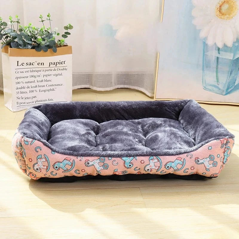 Lit pour chien & chat – Coussin moelleux, panier doux & tapis de canapé
