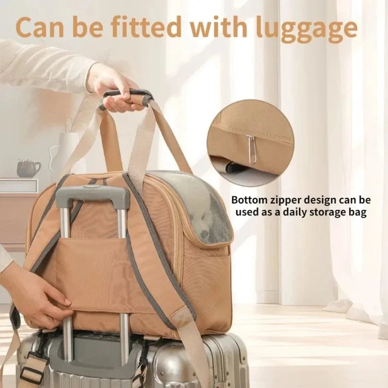Sac multifonctionnel pour animaux – Sac à dos et bandoulière léger