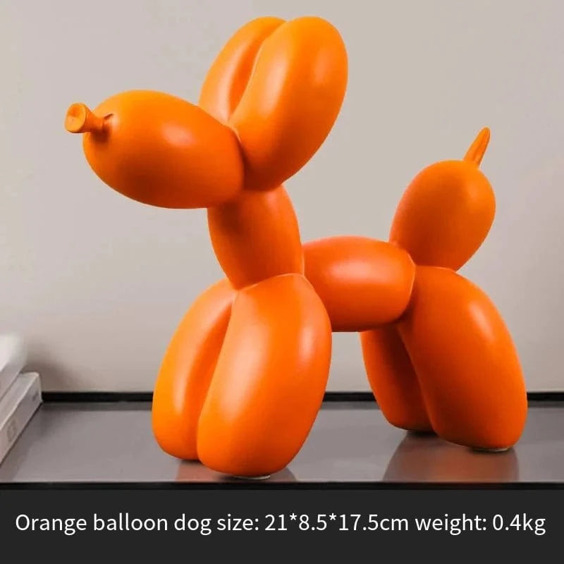 Ballon créatif nordique en résine – Décoration chien salon bureau PawLuxe™