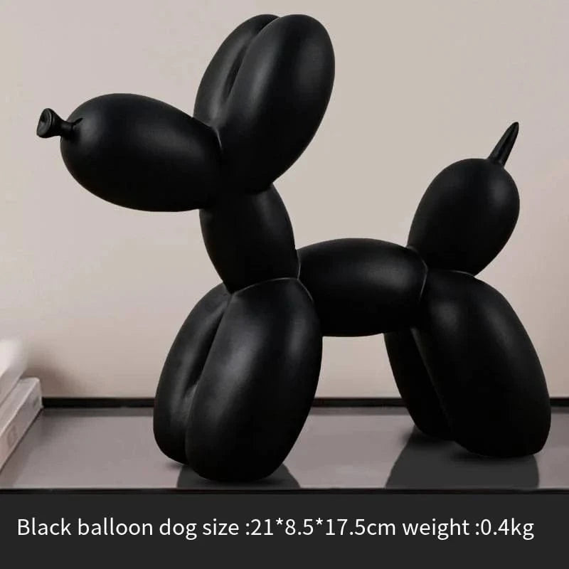Ballon créatif nordique en résine – Décoration chien salon bureau PawLuxe™