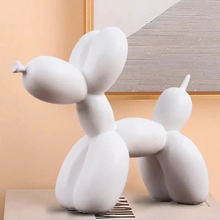 Ballon créatif nordique en résine – Décoration chien salon bureau PawLuxe™
