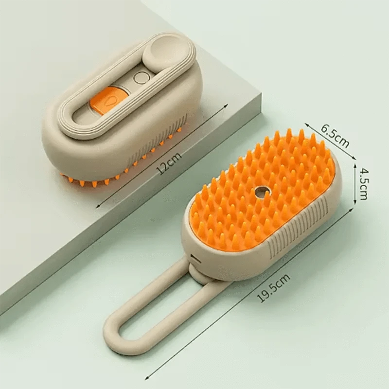 Brosse de massage spray pour chien & chat – Bain, épilation & peigne