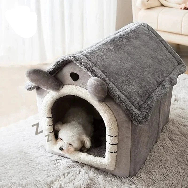 Maison pliante pour chiens & chats – Panier douillet avec matelas