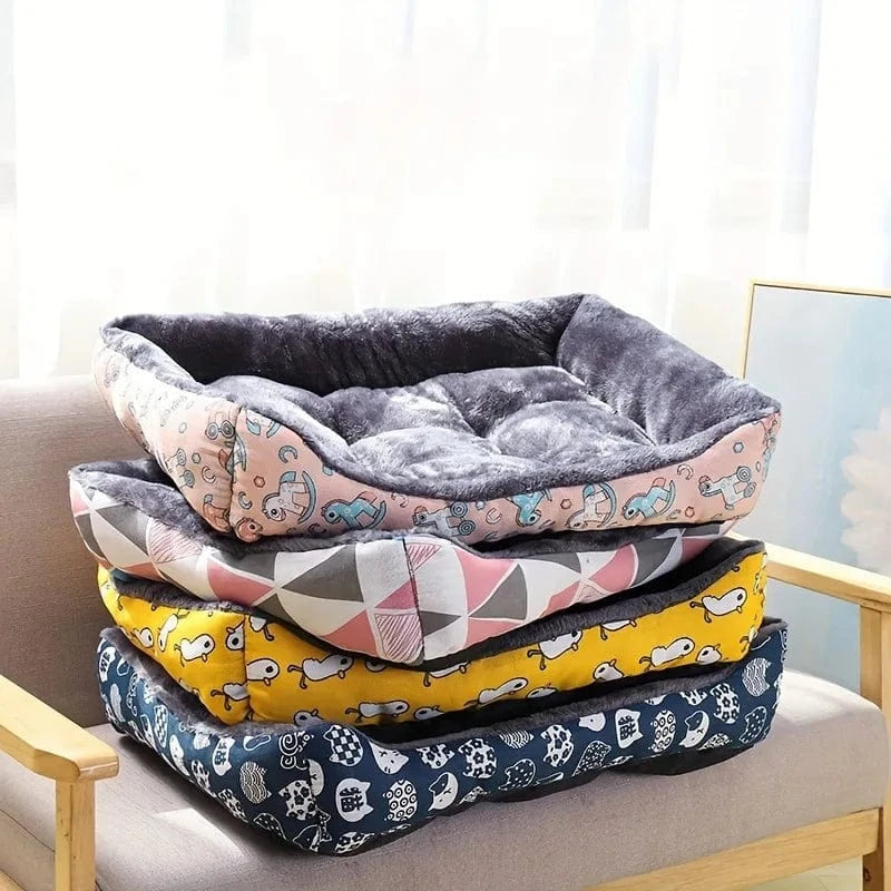 Lit pour chien & chat – Coussin moelleux, panier doux & tapis de canapé