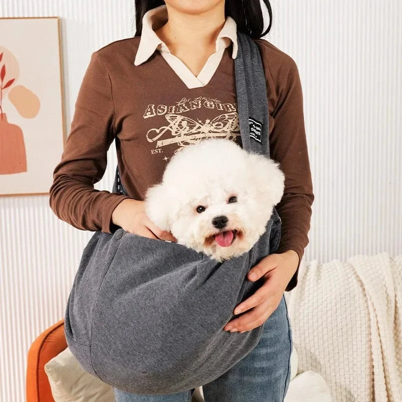 Sac à bandoulière pour chien & chat – Transport confortable & portable