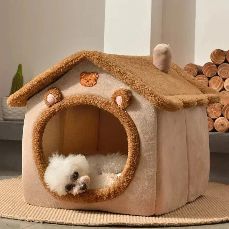 Maison pliante pour chiens & chats – Panier douillet avec matelas
