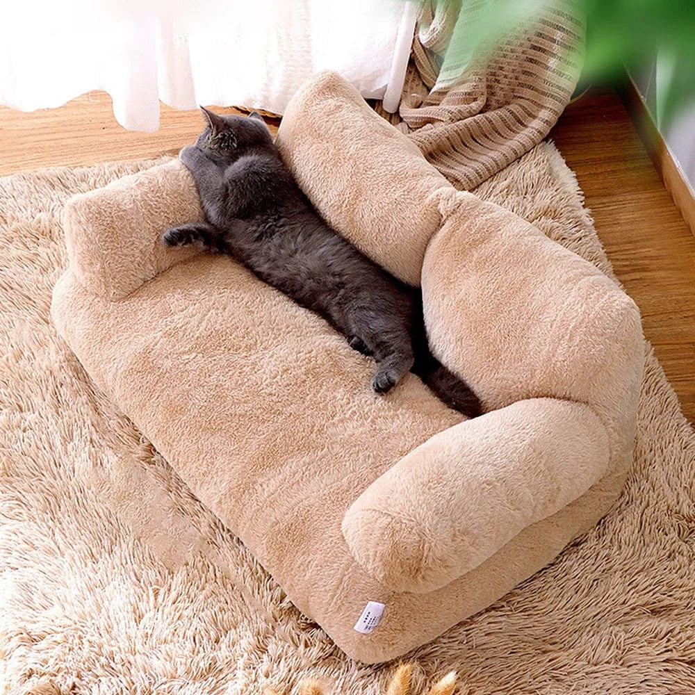 Canapé pour chien & chat – Coussin détachable, lavable & ultra doux