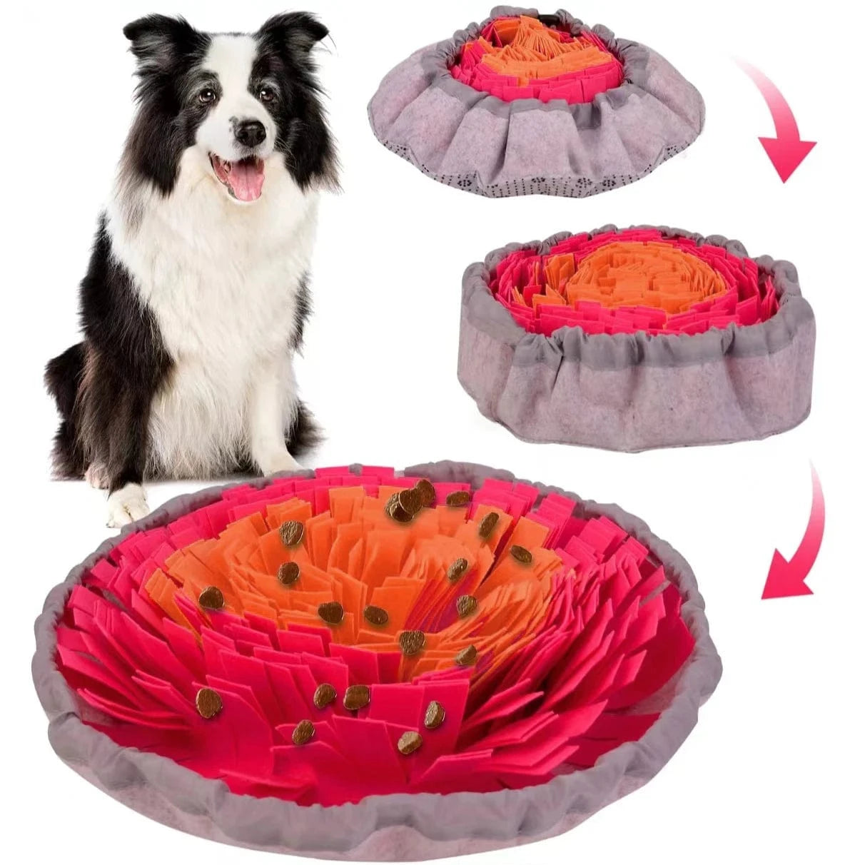 Tapis de reniflage pour chien – Alimentation lente & jouet d’entraînement