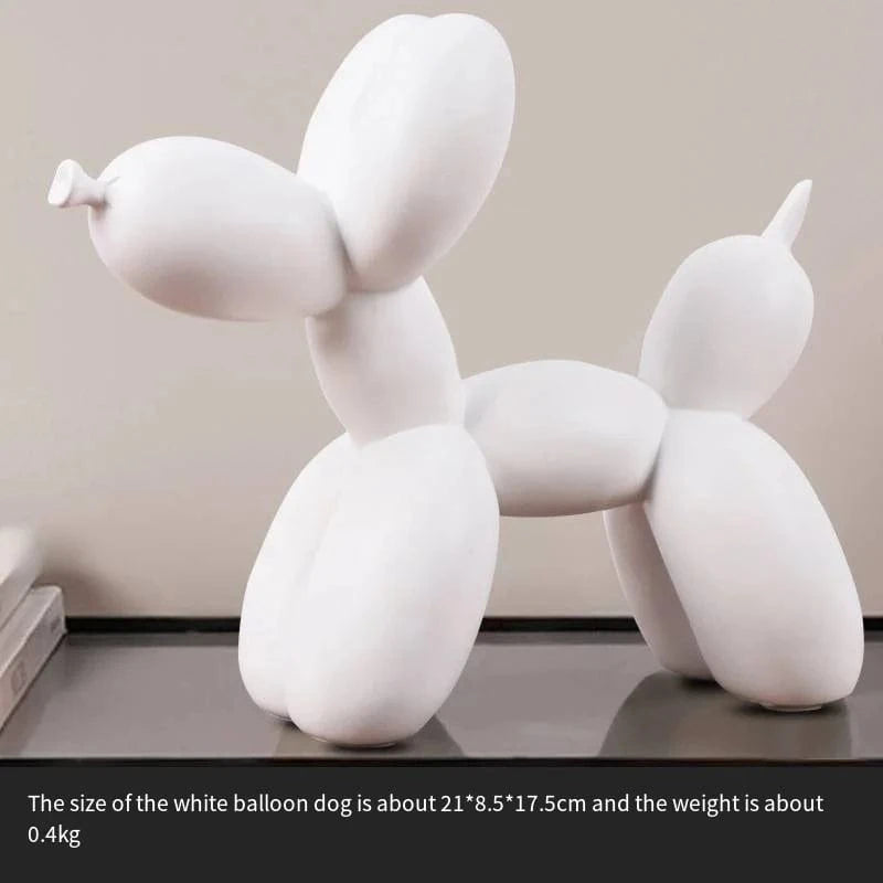 Ballon créatif nordique en résine – Décoration chien salon bureau PawLuxe™