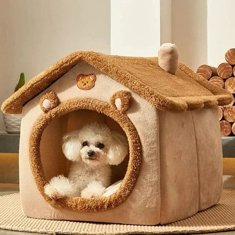 Maison pliante pour chiens & chats – Panier douillet avec matelas