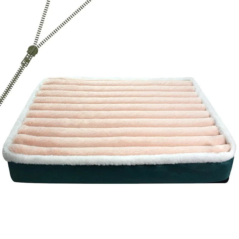 Tapis de lit pour chien & chat – Coussin amovible, lavable & confortable