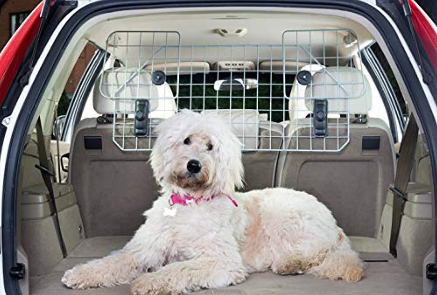 Grille De Séparation Pour Chien En Métal À Fixer Aux Appuis-Tête - One PETS-TOP