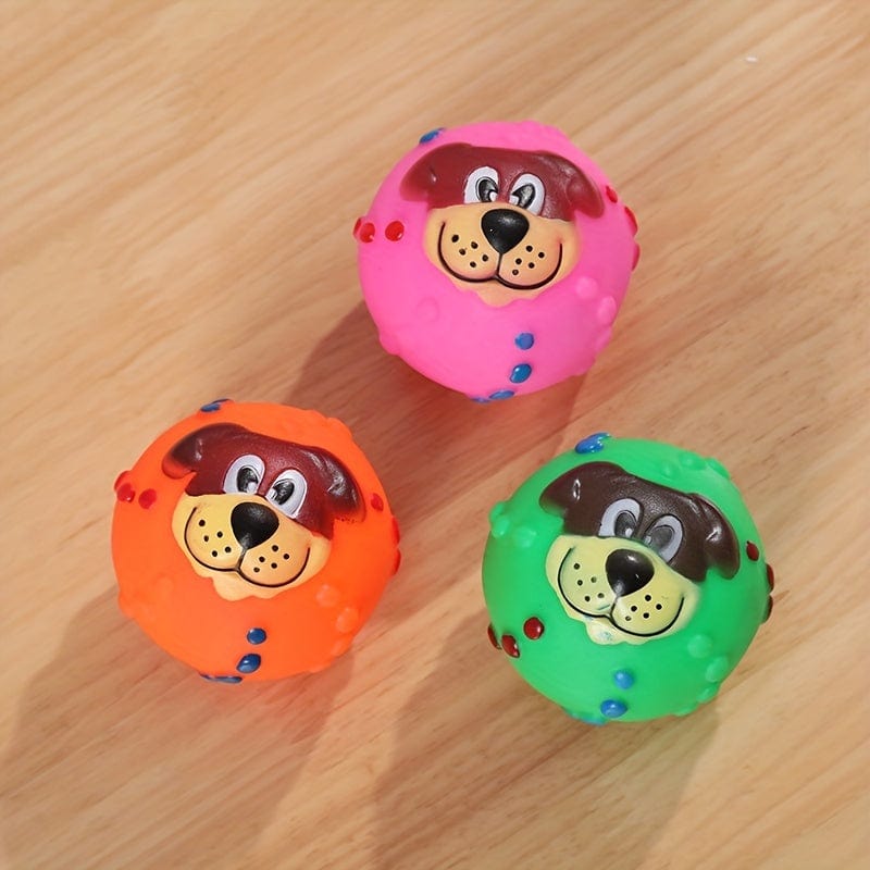 Balle jouet pour chien – Interactive, sonore et résistante pour jeu & entraînement - One PETS - TOP