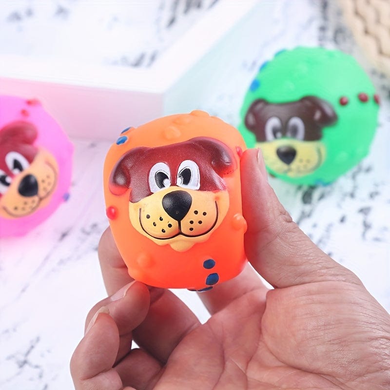Balle jouet pour chien – Interactive, sonore et résistante pour jeu & entraînement One PETS-TOP