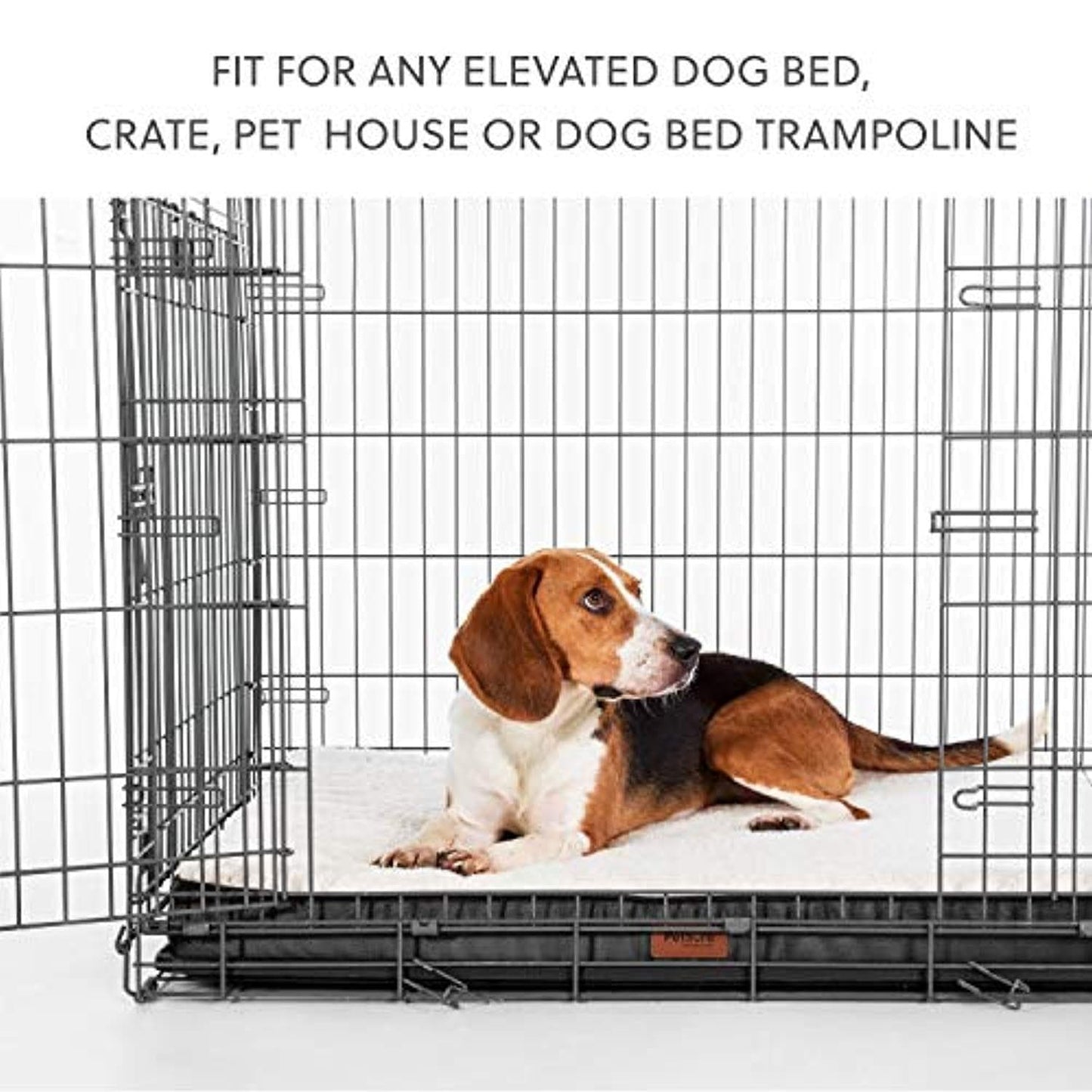 One Pets-Top Coussin Chien Grande Taille Dehoussable - Tapis Chien Orthopédique 112X81X7.6Cm- Lit Pour Chien En Mousse Avec Revêtement De Peluche - Matelas Pour Chien Lavable Et Antidérapant - One PETS-TOP