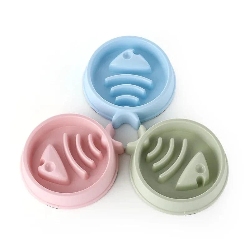 Bol nourriture lente anti-étouffement pour chiens et chats – Multicouleurs One PETS-TOP