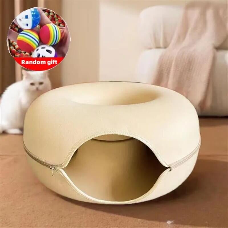 Tunnel De Jeu En Feutre Pour Chat - Catcanal - One PETS-TOP