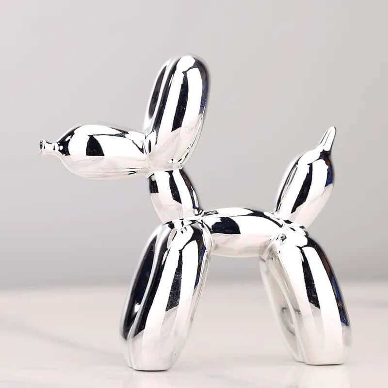 Élégante Sculpture De Chien En Résine Électroplaquée - One PETS-TOP