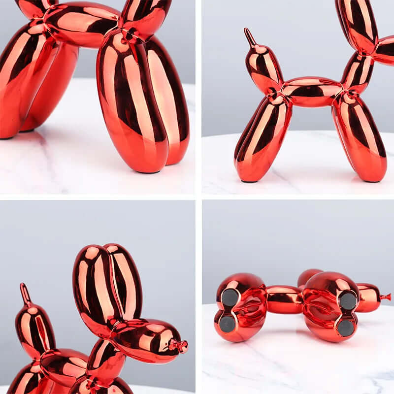 Élégante Sculpture De Chien En Résine Électroplaquée - One PETS-TOP