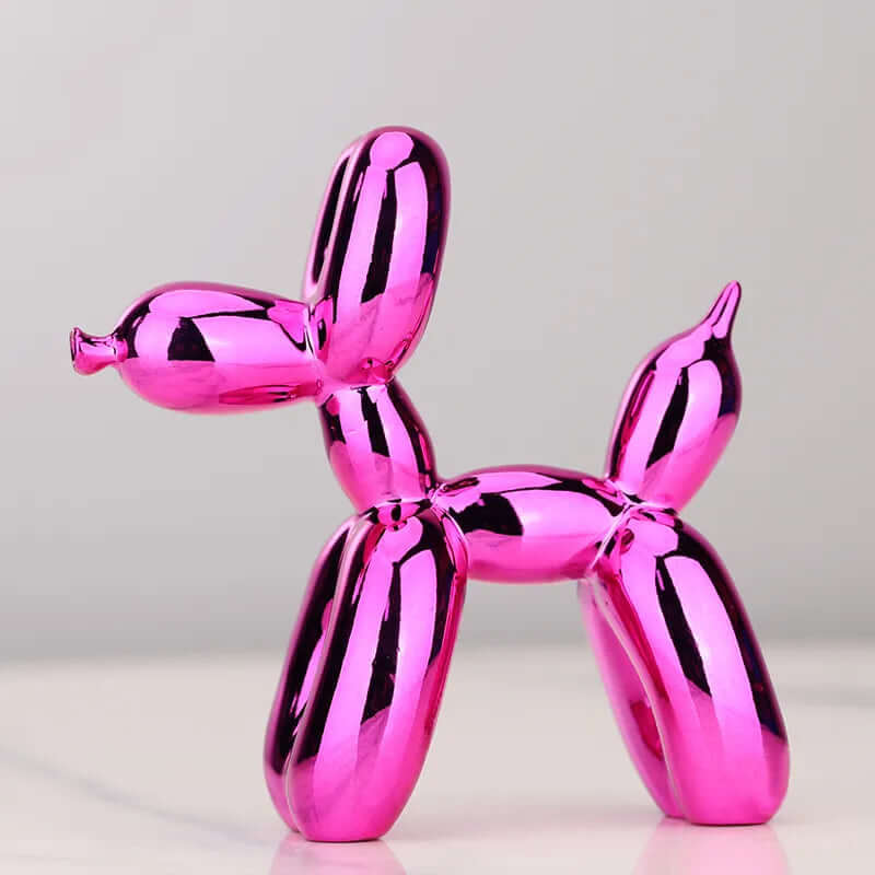 Élégante Sculpture De Chien En Résine Électroplaquée - One PETS-TOP