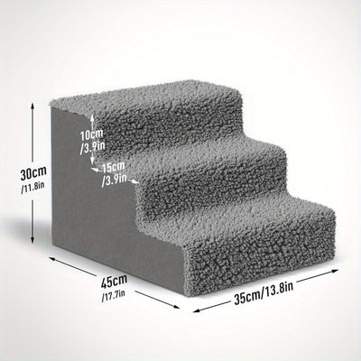 Escaliers 3 marches chien & chat – Housse lavable & antidérapante One PETS-TOP