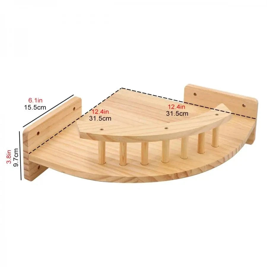 Étagères d'escalade murales pour chat – Hamac, griffoir, pont, escalier One PETS-TOP