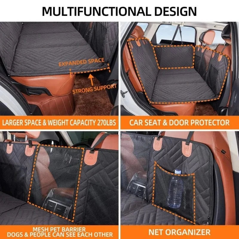 Extension de siège arrière pour chien – Housse voiture étanche & hamac One PETS-TOP