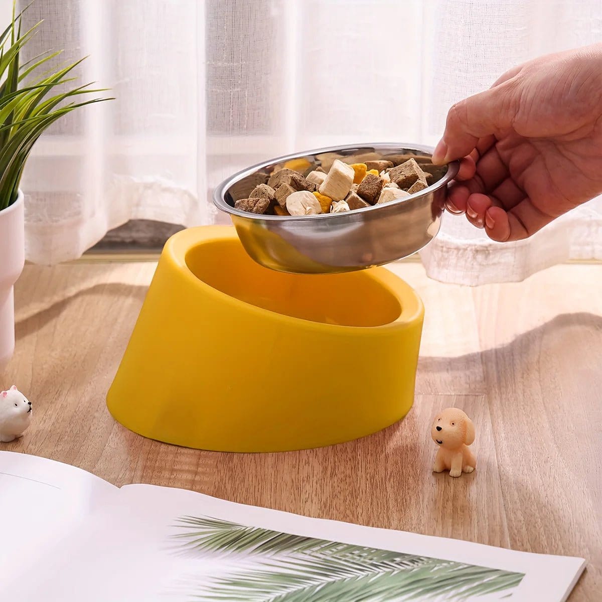 Gamelle Ergonomique En Acier Inoxydable Pour Petit Chien - Les Bonnes Affaires - One PETS-TOP