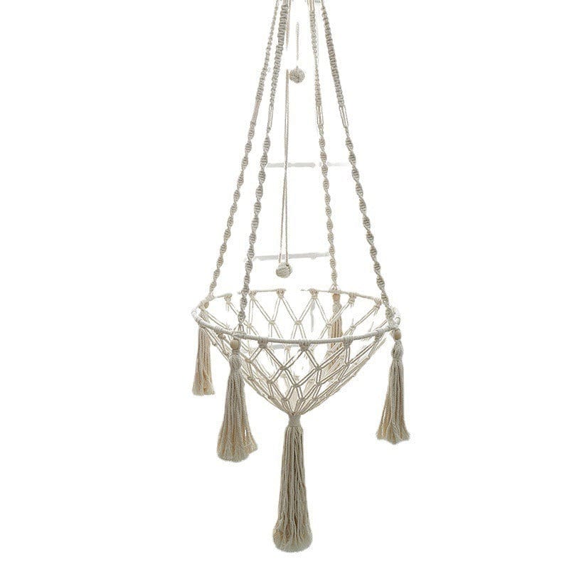 Hamac suspendu pour animaux – Balançoire chat en corde coton tissée One PETS-TOP