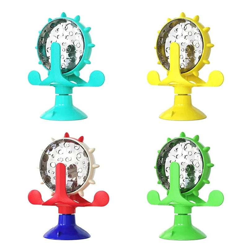 Jouet interactif pour chat & petit chien – Distributeur rotatif ludique One PETS-TOP