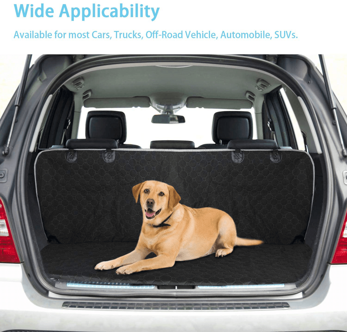 Housses De Siège D'Auto Pour Chien, Housse Protection De Siège D'Arrière Tansport Chien En Voiture Avec Fenêtre De Visualisation, Housse Banquette Imperméable Pour Voitures Et Vus, 145 X 136 - One PETS-TOP