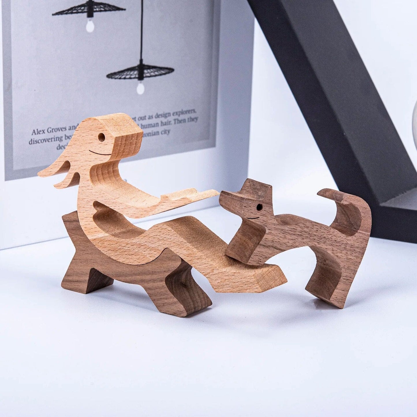 Chien En Bois : Gardien De Bonheur 🐾 - One PETS-TOP