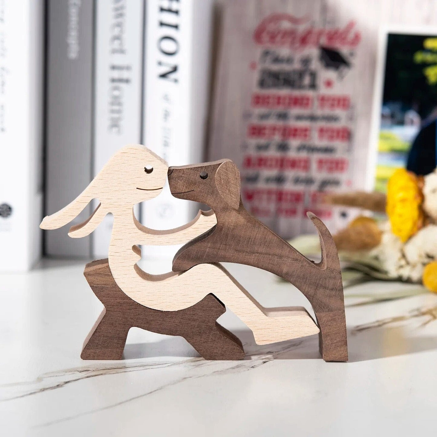 Chien En Bois : Gardien De Bonheur 🐾 - One PETS-TOP