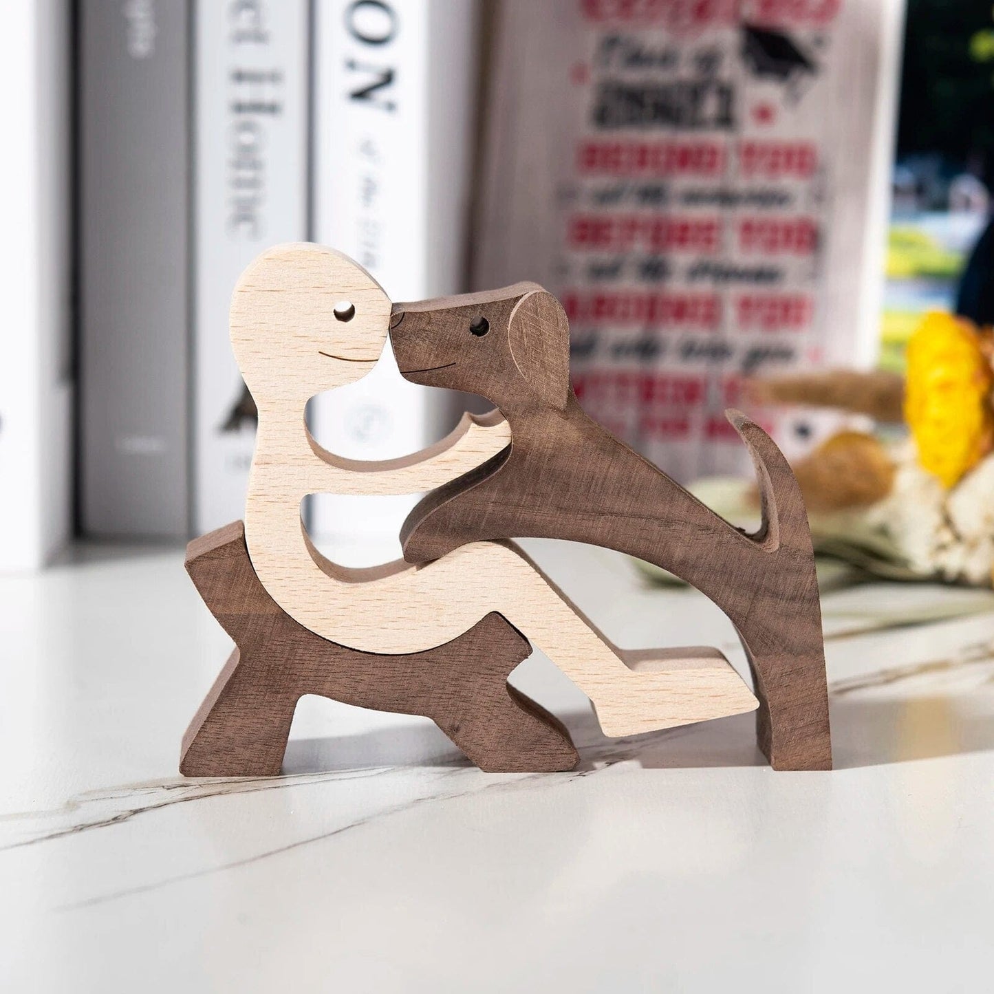 Chien En Bois : Gardien De Bonheur 🐾 - One PETS-TOP