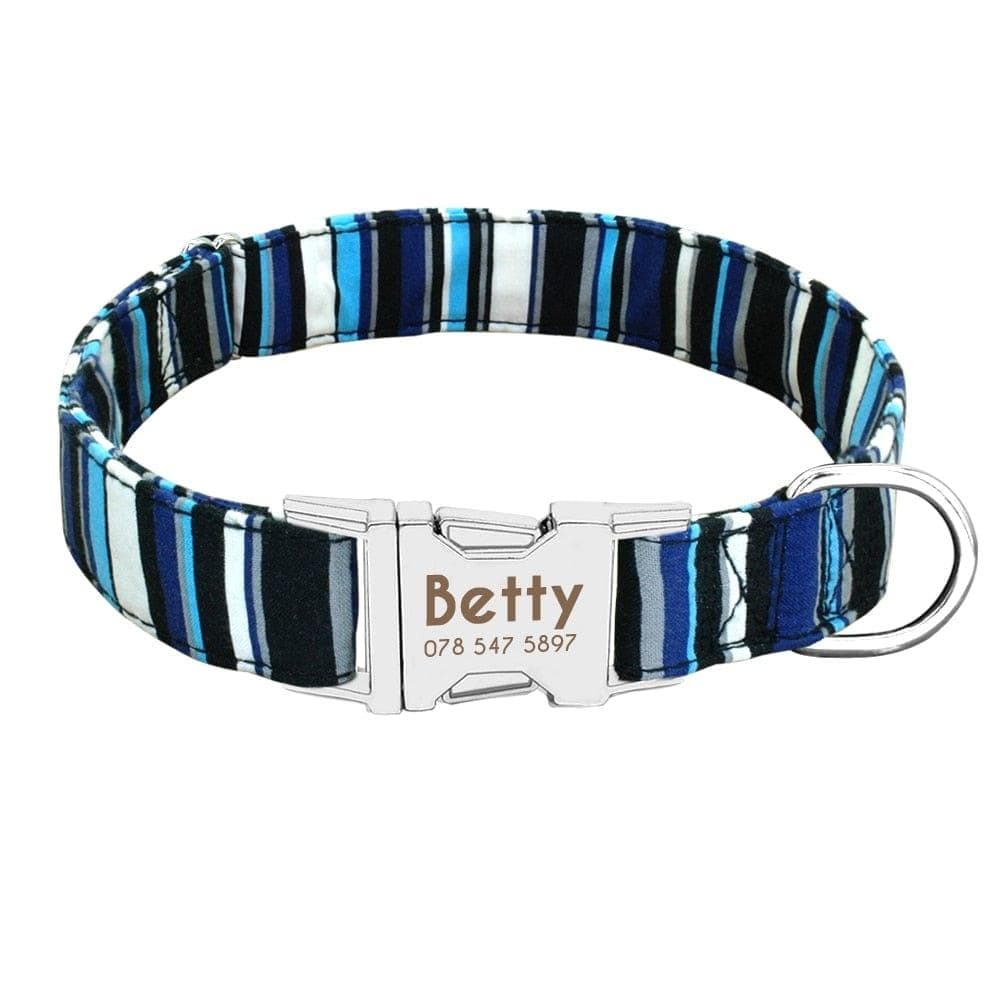 Collier Chien Chat Personnalisable Gravé - One PETS-TOP