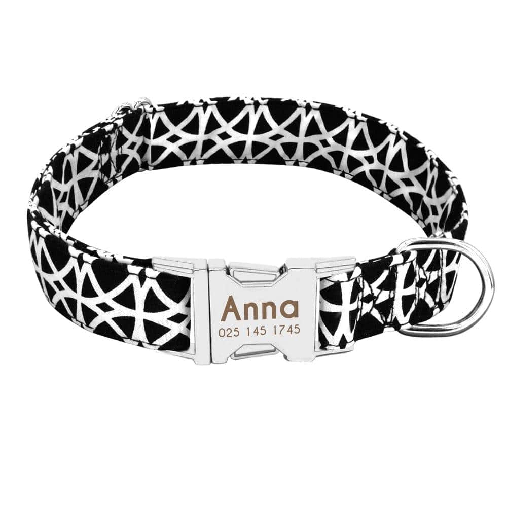 Collier Chien Chat Personnalisable Gravé - One PETS-TOP